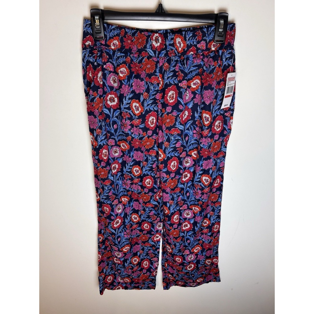 Vineyard Vines Women's Pull On Pants Lined Tisbury Floral Multicolor Size XS